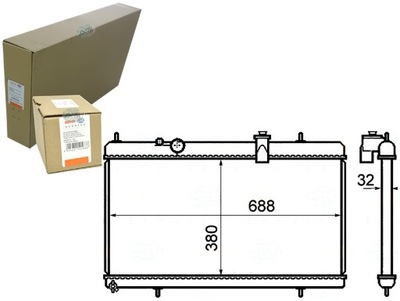 Радиатор двигателя - система охлаждение двигателя [behr фото №1