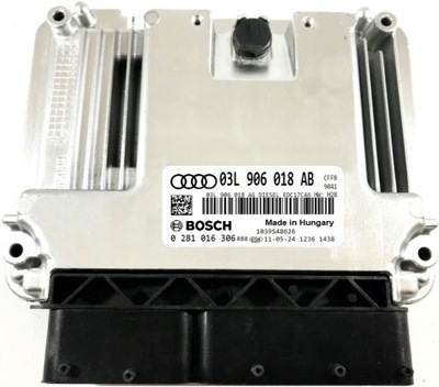 КОМПЬЮТЕР ECU AUDI A3 2.0 03L906018AB 0281016306