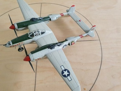 Samolot Lockheed P-38 Lightning 1/72 kolekcjonerski