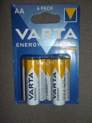 Bateria alkaliczna Varta ENERGY AA (R6) LR6 12 szt Data 2027