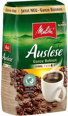 Melitta Auslese kawa ziarnista 500g Niemiecka.