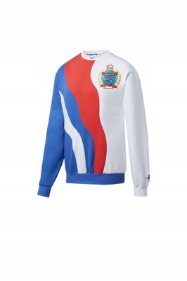 Reebok trójkolorowa bluza sportowa logo M