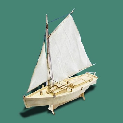 Drewniany model Yacht do sklejania flattie DIY