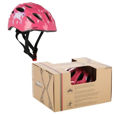 KASK NILS EXTREME XS (42-49cm) MTW01 LED RÓŻOWY