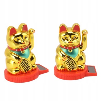 Maneki-neko Japoński Kot Szczęścia machający łap