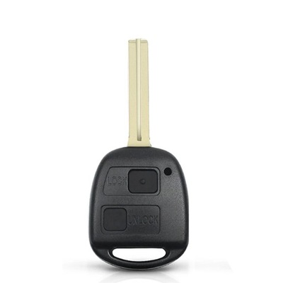 WITH RUBBER PAD REMOTE CAR KEY SHELL CASE PARA TOYOTA YARIS CARINA CO~57826  