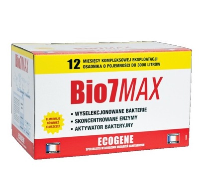 Bio 7 Max 2 kg Bakterie do szamba Bio7Max Bio7 Max 2 kg. Biopreparat