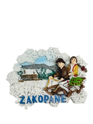 Magnez Magnes na lodówkę ZAKOPANE SANKI GÓRY Góral