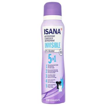 ISANA Dezodorant Spray dla Kobiet Clear Fresh 5w1