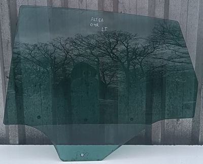 Seat altea 04 r стекло боковая дверь левая задняя фото №1