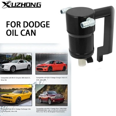 ALUMINUM OIL CATCH CAN TANK PARA CHARGER DODGE CHALLENGER 2009-2019 O~43855  