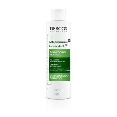 Vichy Dercos, szampon przeciwłupieżowy, włosy normalne i przetłuszczające s