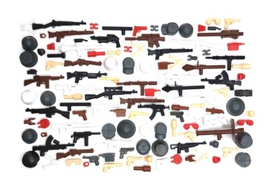 Broń Karabiny Pistolety dla Mini Figurek M01 116e