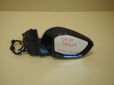 Зеркало 14 pin правое citroen c4 iii фото №1