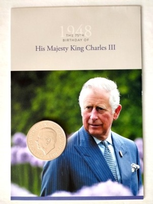 ANGLIA - 5 funtów 2023 BUNC - 75 urodziny króla Karola III, super !!!