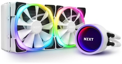 CHŁODZENIE WODNE NZXT KRAKEN X53 RGB WHITE 2x120mm