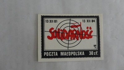 SOLIDARNOSC POCZTA MALOPOLSKA ZNACZEK