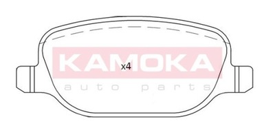 ZAPATAS DE FRENADO PARTE TRASERA KAMOKA JQ101203  