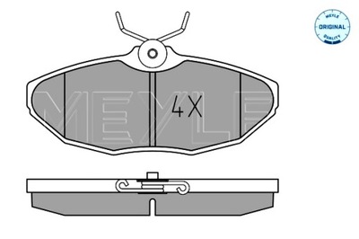 MEYLE КОЛОДКИ ГАЛЬМІВНІ ЗАД DODGE VIPER JAGUAR S-TYPE II XJ 2.5-8.0