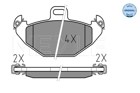 ZAPATAS DE FRENADO RENAULT T. LAGUNA 1,6-3,0 97-01  