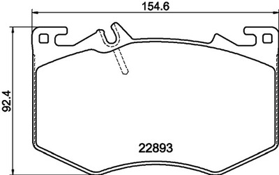 TRINKELĖS STABDŽIŲ - KOMPLEKTAS 2289301 