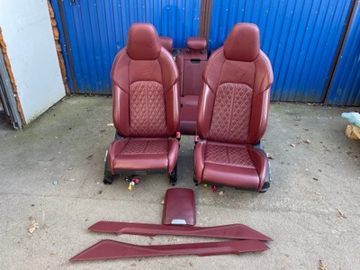 Audi a6 c8 сидіння обшивки s-line competition комплект! фото №1