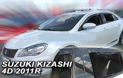 SIDE-WINDOW DEFLECTORS HEKO SUZUKI KIZASHI 4D 2010-17 4 PIECES  