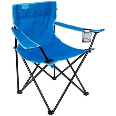 Krzesło kempingowe składane Froyak niebieskie
