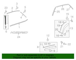 Lexus nx 300h прокладка дверь стойка левый задняя фото №1