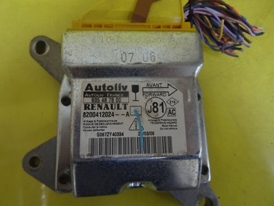 Модуль датчик подушка безопасности renault espace iv 605487800 8200412024--a nr290 фото №1