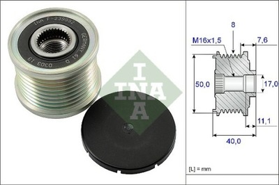 SANKABA GENERATORIAUS INA 535 0119 10 