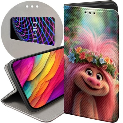 ETUI Z KLAPKĄ DO SAMSUNG GALAXY S9 PLUS WZORY TROLE STWORKI SKRZATY FUTERAŁ