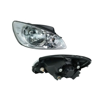 Фара лампа правый hyundai getz 05- фото №1