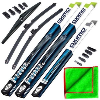 WIPER BLADES OXIMO FRONT REAR 650 MM 575 MM - milautoparts-fr.ukrlive.com