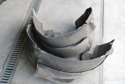 Mercedes w204 coupe подкрылок l / p задняя фото №1