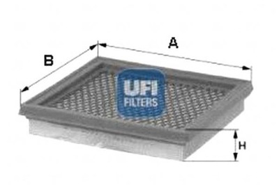 UFI ФІЛЬТРА ФИЛЬТР ВОЗДУХА