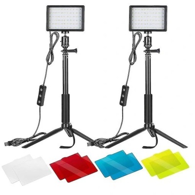 LAMPY ŚCIEMNIALNE VIDEO LED 5600K NEEWER Z REGULOWANYM STATYWEM PROFESJONAL