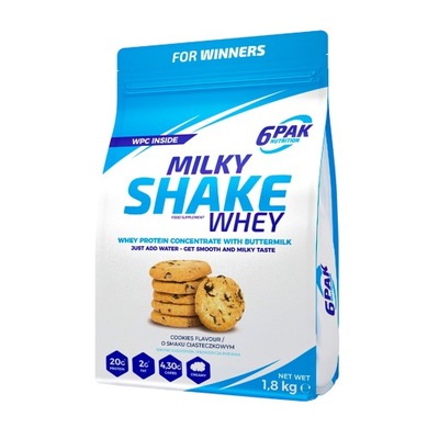 Whey 6PAK Milky Shake 1800 g Cookies