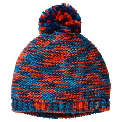 Czapka Jack Wolfskin KALEIDOSCOPE KNIT CAP KIDS glacier blue S