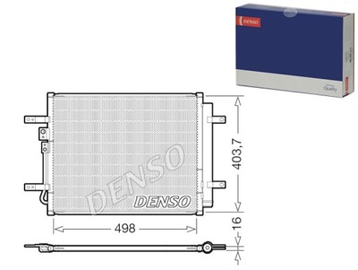 КОНДЕНСАТОР HYUNDAI IONIQ 16- DENSO