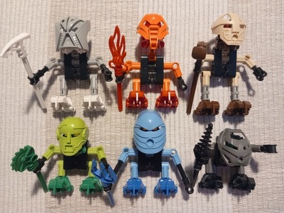 Lego BIONICLE Turaga: cały set