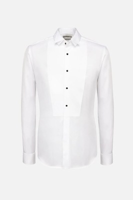 ALBIONE Biała Koszula Bawełniana DS Tuxedo 42/M