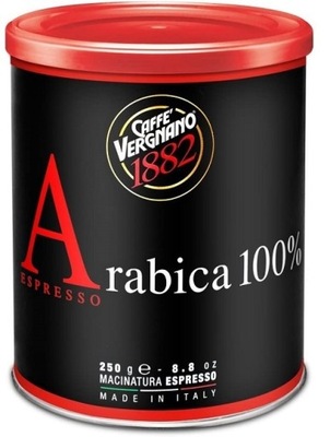 Vergnano Espresso 250g Kawa Mielona 100% Arabica