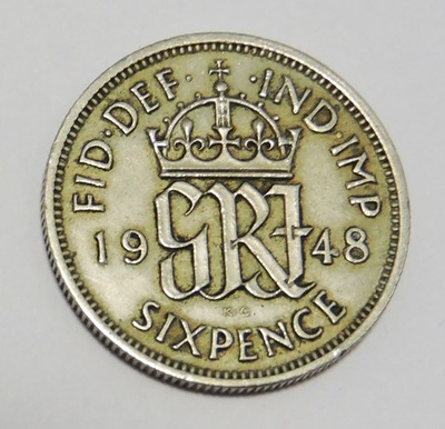 Wielka Brytania 6 pence 1948