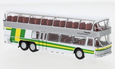 Brekina 58291 Neoplan NH 22 Autokar piętrowy srebrny - zielony