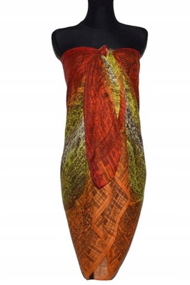Orientalna CHUSTA pareo sari INDIE sarong 190 x 93