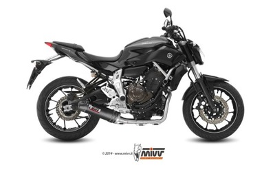 MIVV ВЫХЛОПНАЯ FULL СИСТЕМА YAMAHA MT-07 / FZ-07 14-22