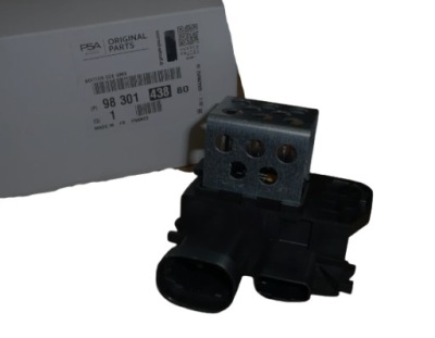 Резистор вентилятора c4 p206 307 308 9830143880 фото №1