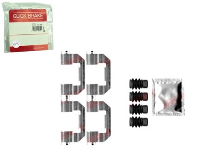 Набір монтажний гальмівних колодок перед fiat 500x fullback jeep compass фото №1