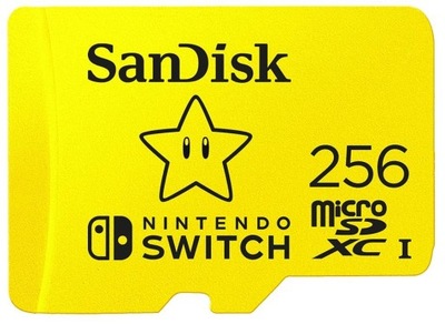 Karta microSD SDXC SANDISK 256GB Nintendo Switch